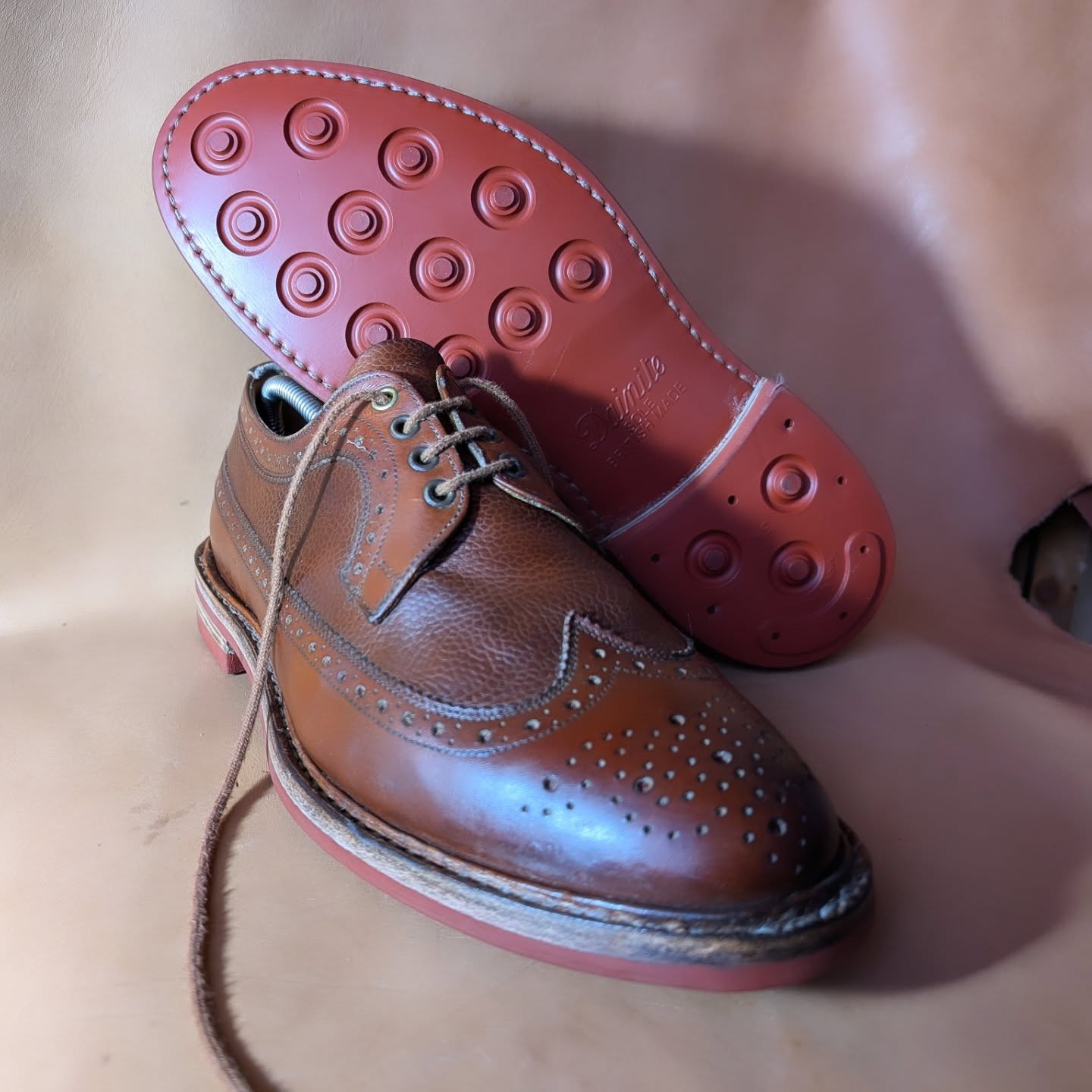 Tricker's Red Dainite Soles